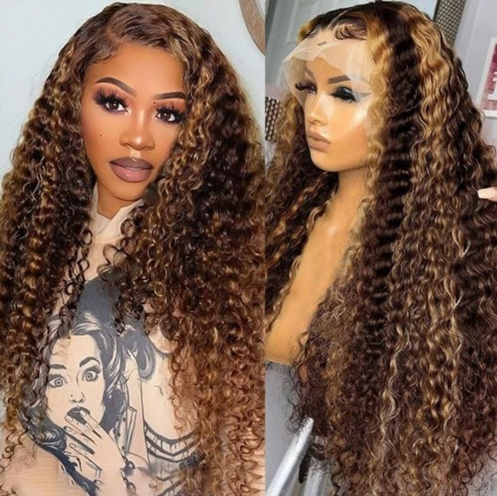 Highlight Curly Wig 13x4 Lace  - Hair Care Routine recension och pris
