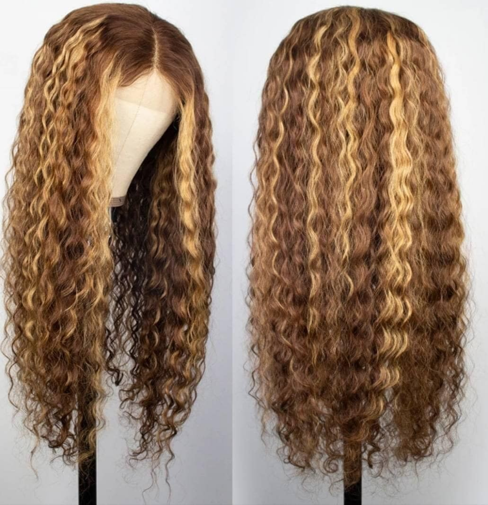 Highlight Curly Wig 13x4 Lace  - Hair Care Routine recension och pris